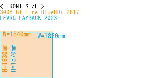 #3008 GT Line BlueHDi 2017- + LEVRG LAYBACK 2023-